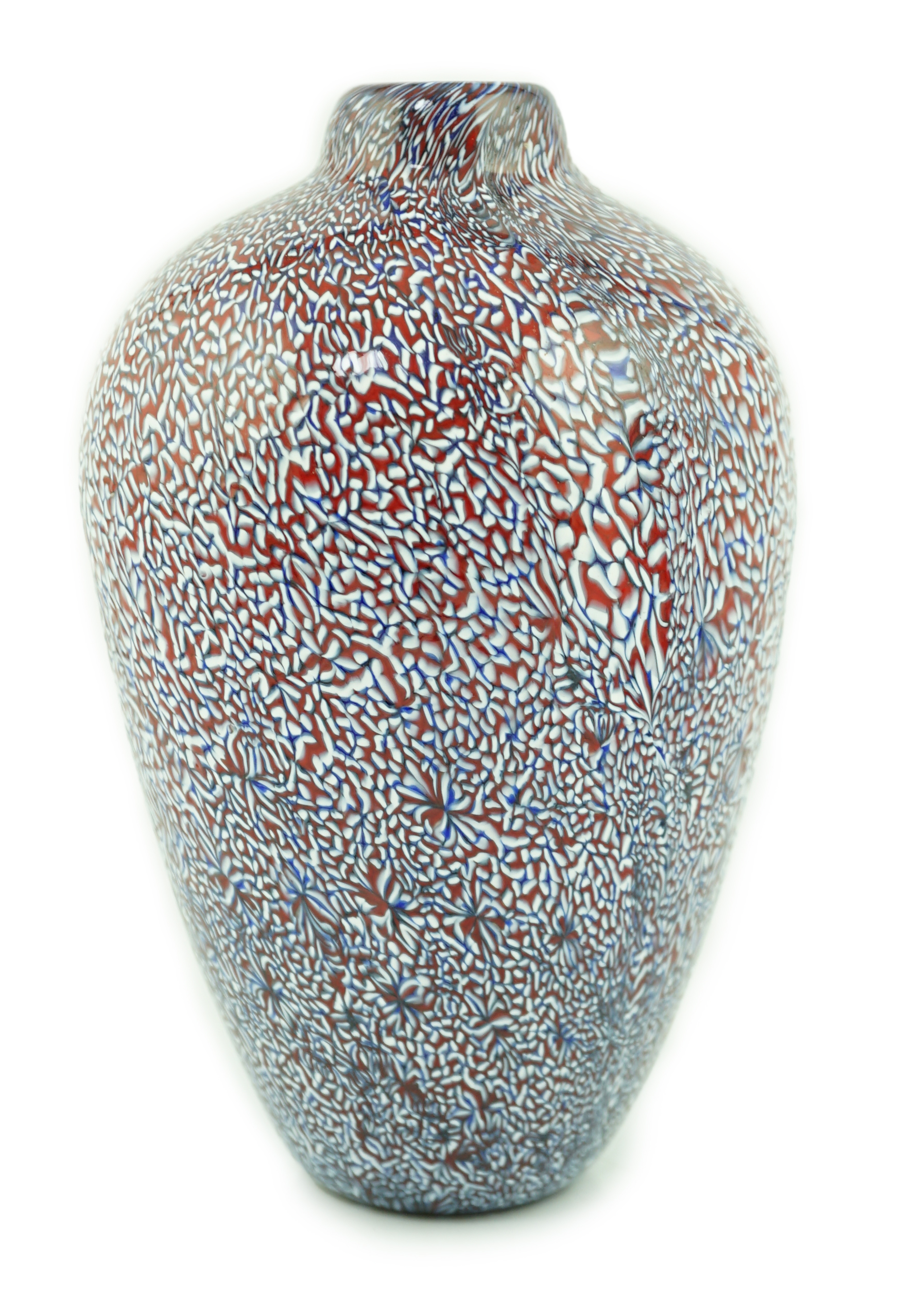 Vittorio Ferro (1932-2012), a Murano glass Murrine vase